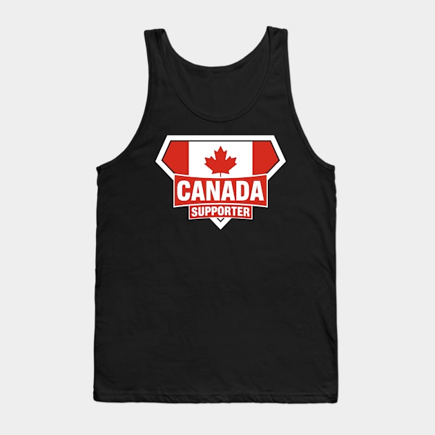 Canada Super Flag Supporter Tank Top by ASUPERSTORE